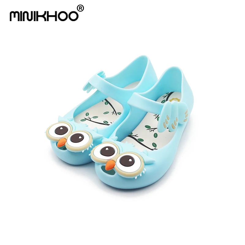 Mini Melissa 2018 New Owl Jelly Fish Head Sandals Girls
