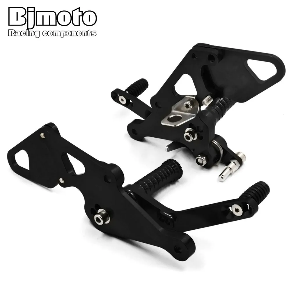 Bjmoto для Yamaha MT07 2013 2014 2015 2016 2017 FZ07 подставка ног мотоцикла CNC заготовка Peg комплект