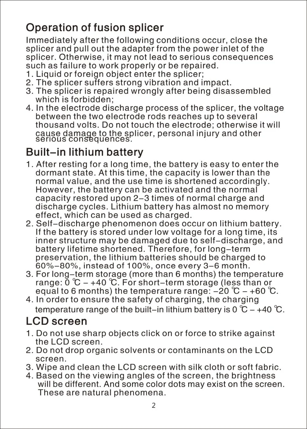 SPECIFICATION 1