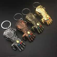 Супер герой из фильма мстители 3 Thanos Infinity Gauntlet костюмы для косплея реквизит перчатки оружие Модель брелок