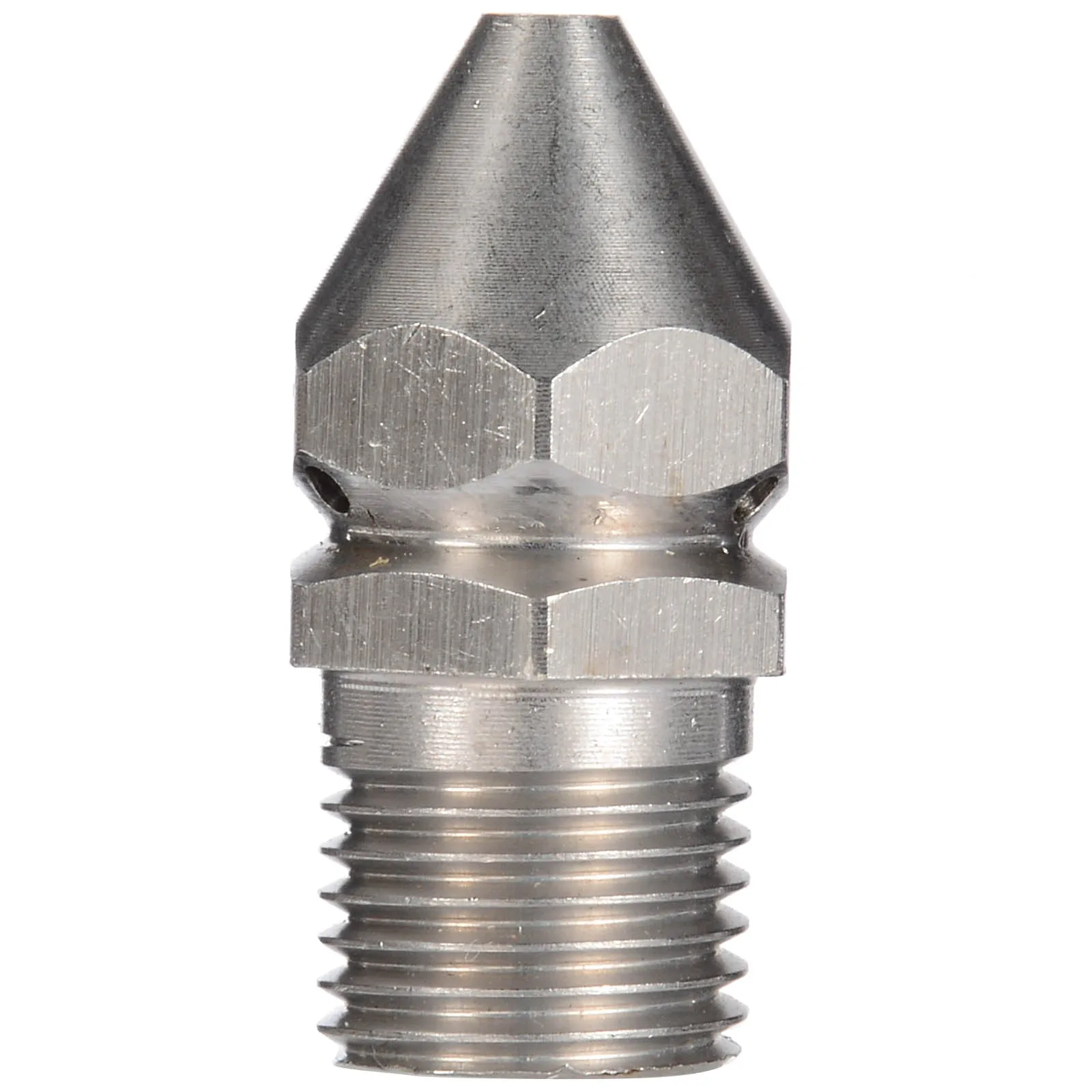 1/4''M 4.5 4 Jet Pressure Nozzle Washer Drain Sewer Cleaning Pipe Jetter Stainless Steel Spray Nozzle Cleaning Tool Parts