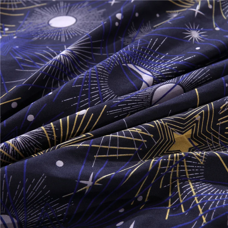 Stars Bedding Set 32pcs Duvet Cover Pillow Sham Adult King Queen Size Comforter Cover Set With Pillowcase No Sheet No Fillers (4)