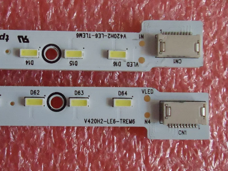 

1-10 Pairs/lot V420H2-LE6-TLEM6 V420H2-LE6-TREM6 64LED 475MM LED Backlight Strip