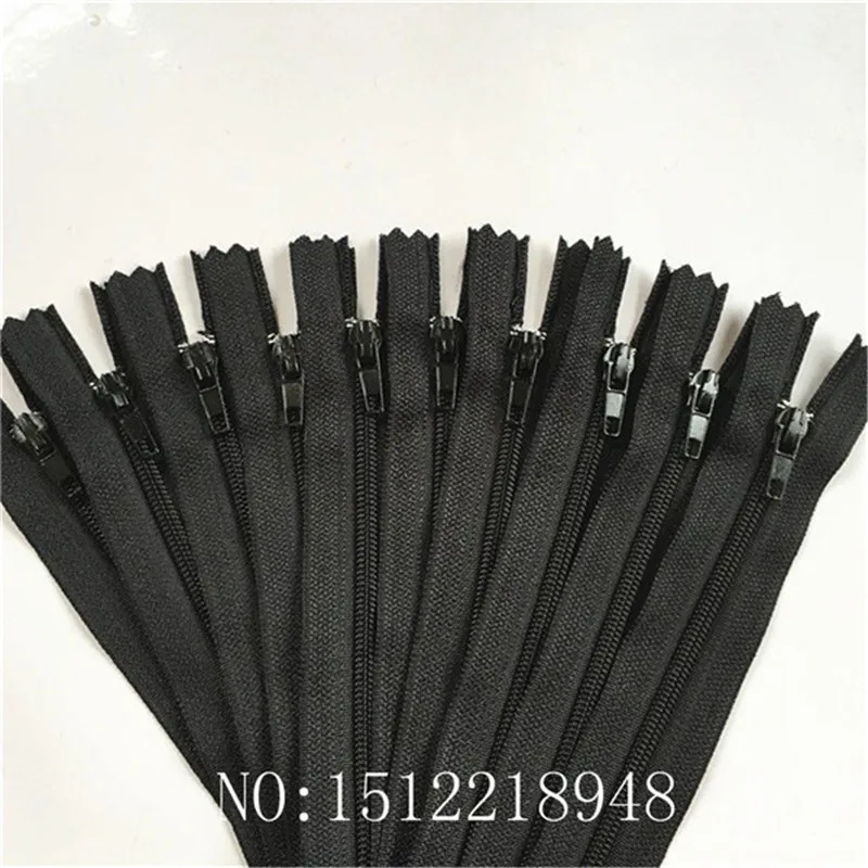  40Pcs 22inch Nylon Invisible Zippers, Sewing Bulk