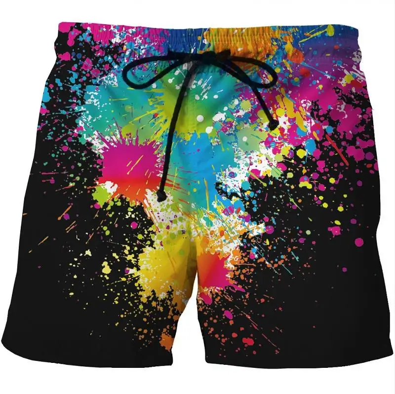 Пляжные шорты мужские шорты с защитой от ультрафиолета быстросохнущие шорты с принтом для плавания шорты для серфинга летние шорты с эластичным поясом S-6XL - Цвет: TYSTK-0071