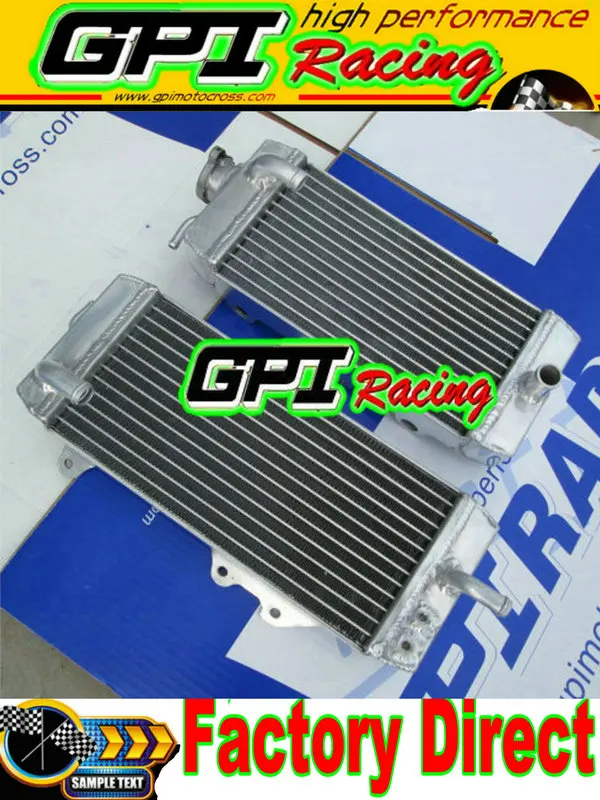 Большой алюминиевый радиатор для Кавасаки kxf250 KX250F KXF 250 09 10 11|dirt bike radiators|radiator bikebike