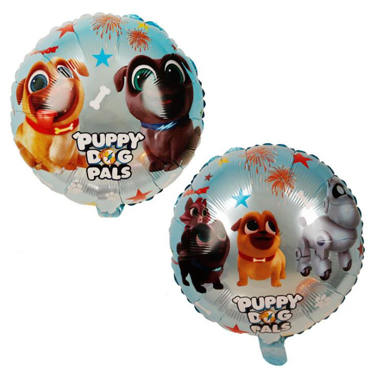 

1pcs Puppy Dogs Pals Foil Balloons Inflatable Birthday Party Decorations brothers Bingo and Rolly Globos Toys For Kid Balloon