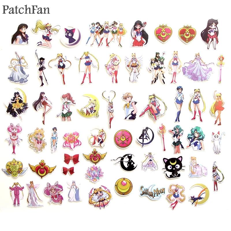 Patchfan 56 шт. Сейлор Мун 90s художественный принт домашний Декор стены блокнот