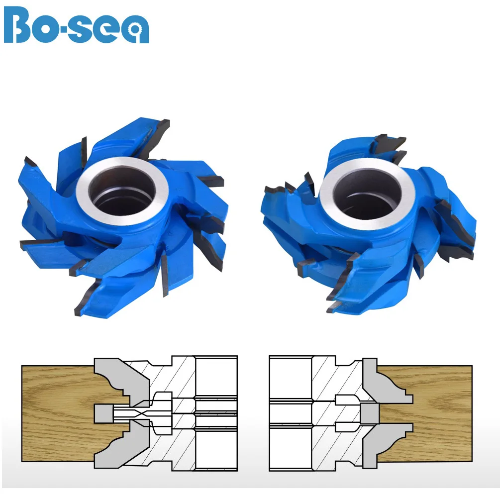 

6 pieces/set Door Frame Cutter for Woodworking Spindle Machine Moulder Machine