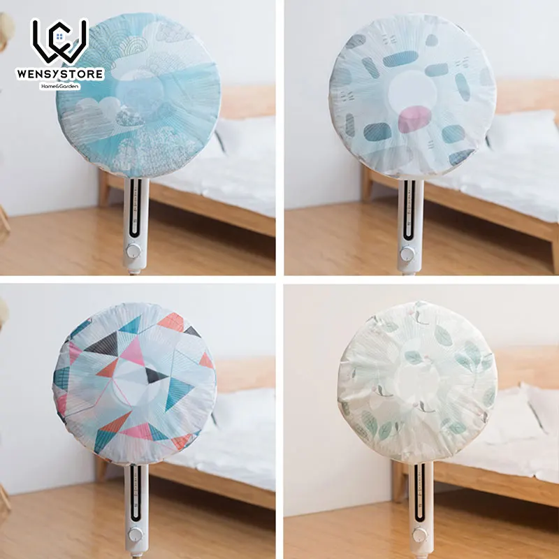 

1 PCS Fashion Brief Electric Fan Covers Guard Circle Fan Dust Cover Protection Case Round Dustproof Cover XFx50 Free Shipping