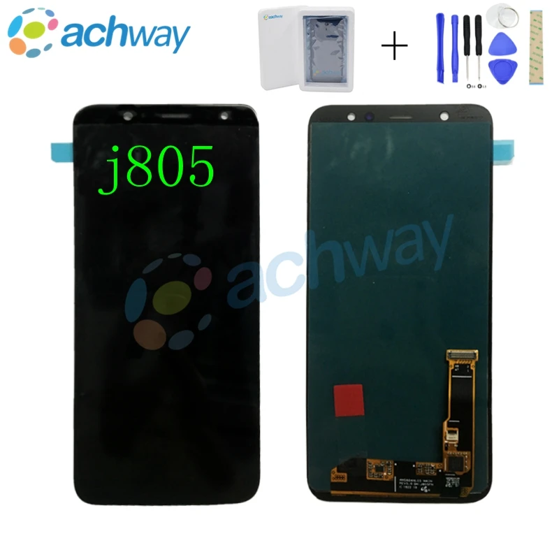 

For Samsung Galaxy J8 Plus 2018 LCD Display Touch Screen Digitizer LCD Display for Galaxy J805 J8 Plus 2018 + Free Repair Parts