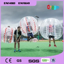 Inflatable bubble soccer ball,zorb ball human sized soccer ball bump ball for football