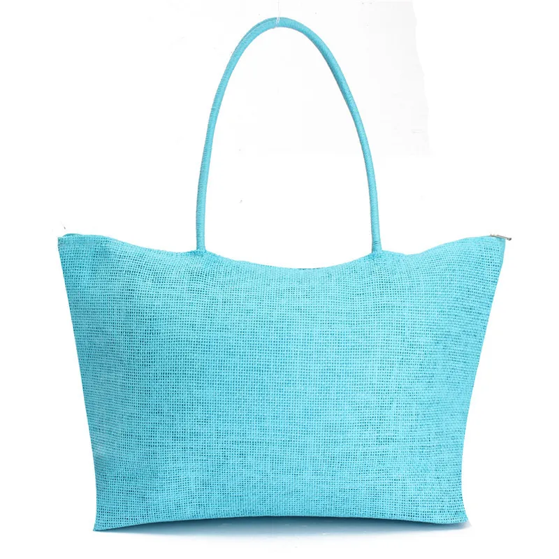 2017 Hot New Design Straw Popular Summer Style Weave Woven Shoulder Tote Shopping Beach Bag Purse Handbag Gift FreeShipping N770 10