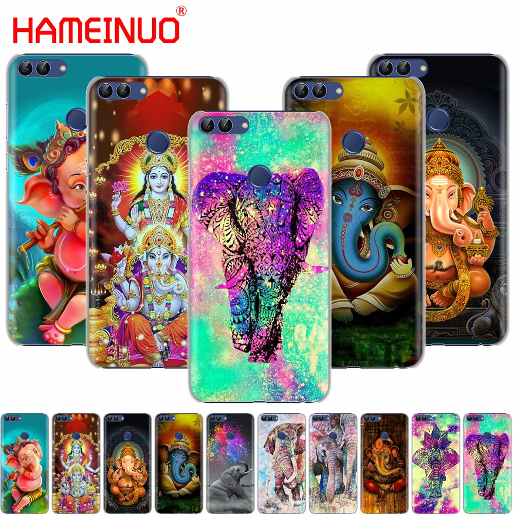 HAMEINUO Ганеша индуийский Бог слон чехол для сотового телефона huawei Honor 7C Y5 Y625 Y635 Y6 Y7 Y9