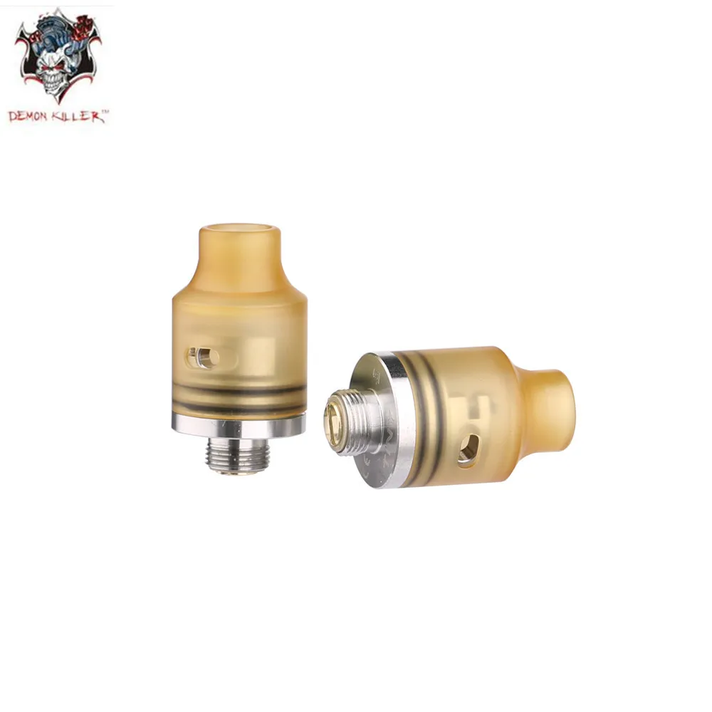 

Demon Killer Tiny RDA Tank 14mm with PEI drip tip PCTG drip tip BF squnok pin E-cigarette Rebuildable Dripping Atomizer