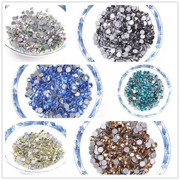 

Best quality! AB 40 gross All colors SS30 hot fix Rhinestones strass crystal hotfix flatback rhinestone glass rhinestones