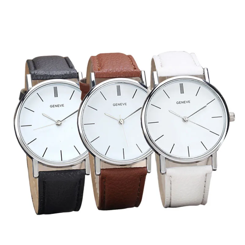 

New Womens Retro Design Leather Band Analog Alloy Quartz Wrist Watch Women Watches Stainless Steel Bands #4m19
