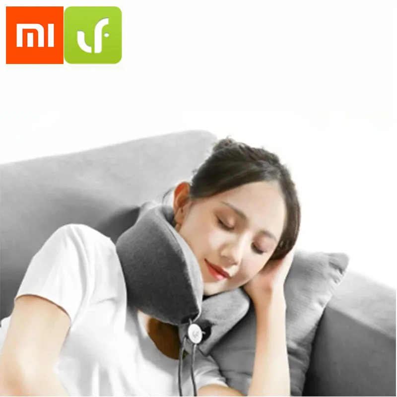 Массажер Xiaomi Mijia LF U-образная подушка для шеи расслабляющая мышечная терапия сна