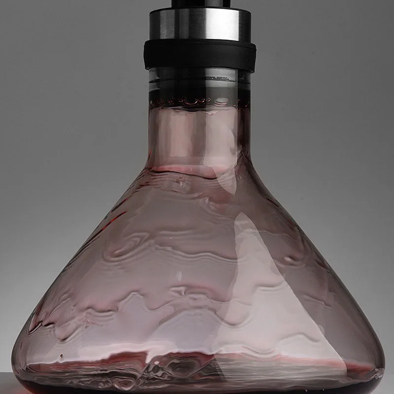 1000ML Capacity Lead free Crystal Glass Wine Pourers with Built in