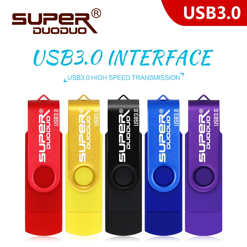 Водонепроницаемый usb флеш накопитель 16 ГБ 32 64 Гб 128 карта памяти OTG 3 0 устройство