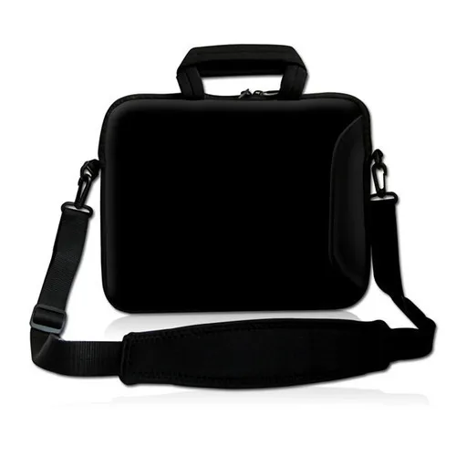 Plain Black 13" Laptop Shoulder Bag Case Cover For 13.3" Macbook / HP