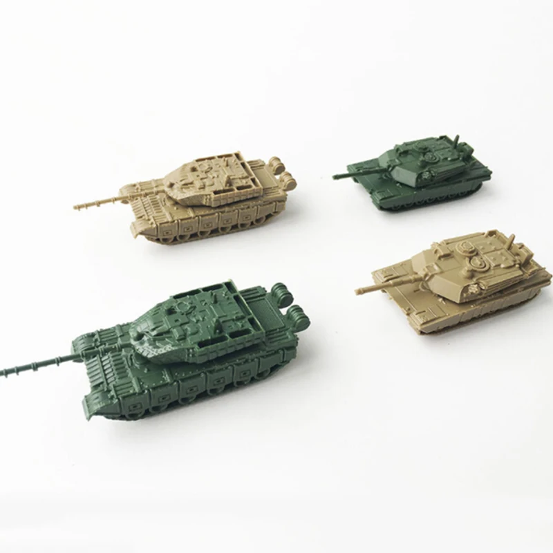 Color Choose Green or Khaki New 1/144 Mini Tank Modern US M1A2 & Chinese T-99 