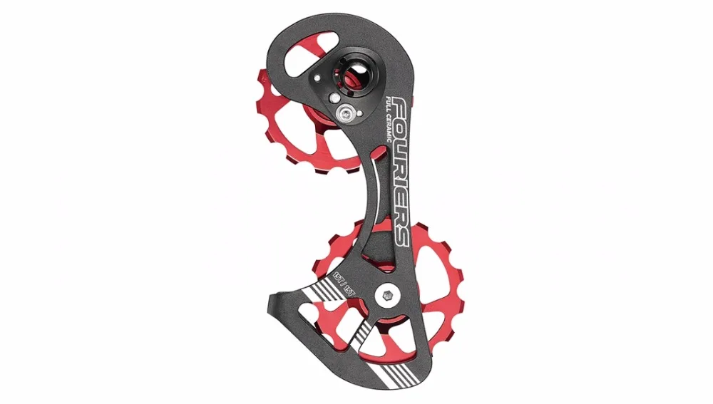 FOURIERS ROAD Bike Drivetrain uso completo de rodamientos de cerámica ruedas de jockey bicicleta de carretera derailleur poleas 15 T-15 T uso RD 5800 FOURIERS ROAD Bike Drivetrain uso completo de rodamientos de cerámica ruedas de jockey bicicleta de carretera derailleur poleas 15 T-15 T uso RD 5800