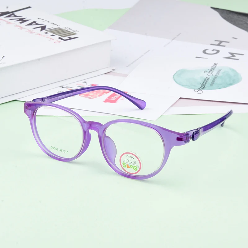 US $22.00 Secg Lovely Kids Glasses Frame Children Girl Boy Soft Silica Glasses Leg Myopia Eyeglass Frame Optical Eyewear Eyeglasses Frame