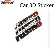 1 шт. металлический 3D автомобильный стикер nismo автоэмблема хром значок наклейка для кузова автомобиля Наклейка для nismo