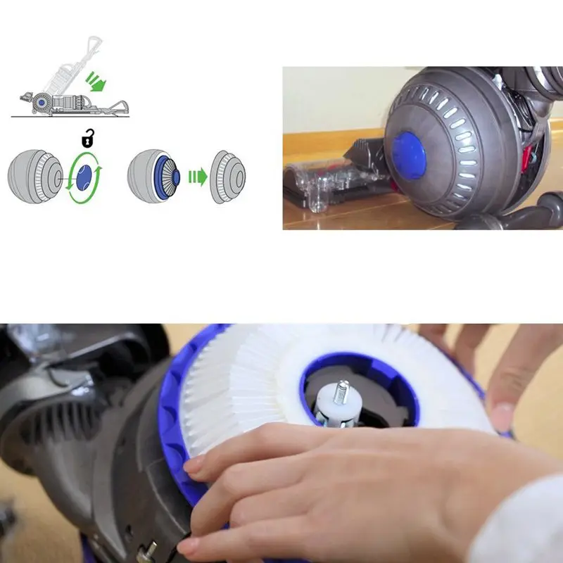 Dc41 пост двигатель Hepa фильтр для Dyson Dc41 Dc65 циклонный пылесос Замена части 920769-01