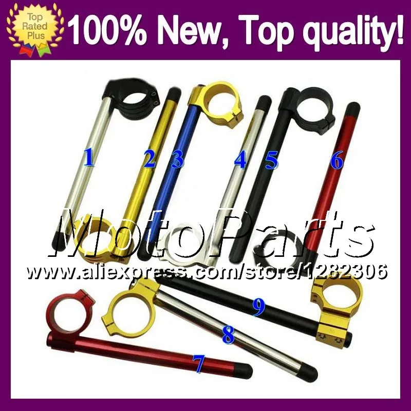 CNC Clip on Handle Bars For SUZUKI GSXR1000 09 13 K9 GSXR 1000 GSX R1000 GSXR