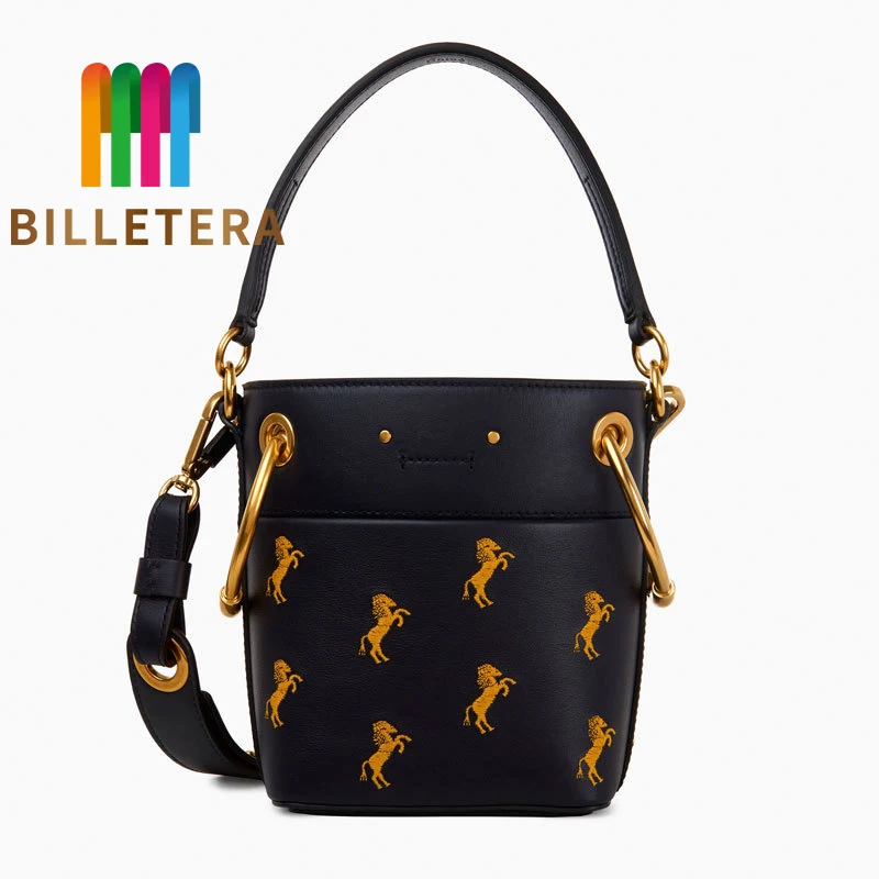 BILLETERA Мини-женская сумка-мешок с лошадью, известный бренд, женская сумка-мессенджер, сумка через плечо