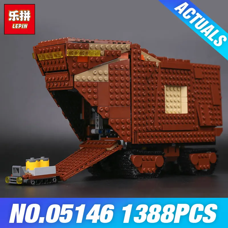 

Lepin 05146 Star Plan Sandcrawler Model 75220 Wars Toys For Children Building Set Blocks Bricks DIY Christmas Birthday Gifts