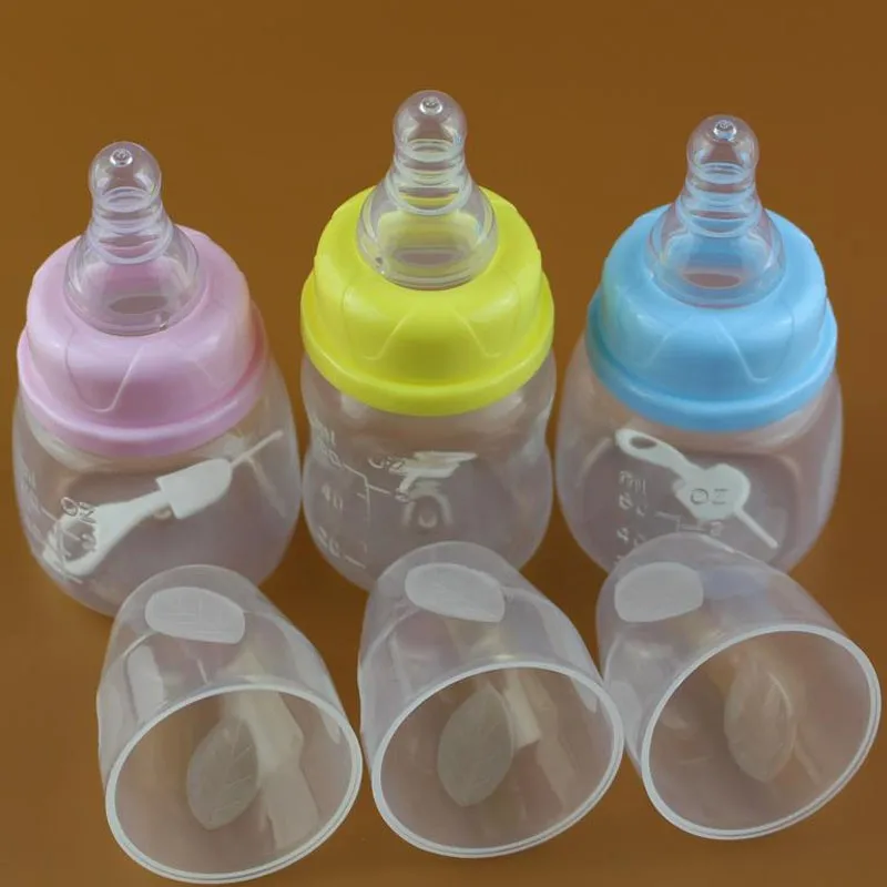 1 шт., 60 мл, красивая детская бутылочка для новорожденных, чашка для детей, для кормления питья, бутылка с ручкой, детские соломенные бутылки для сока и воды