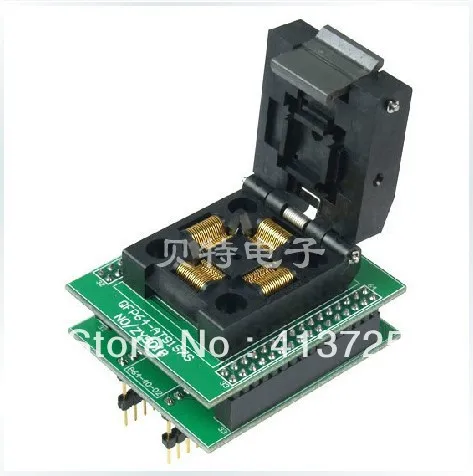 

Block TQFP64 ucos dedicated IC programming, ZY501B test socket adapter burn