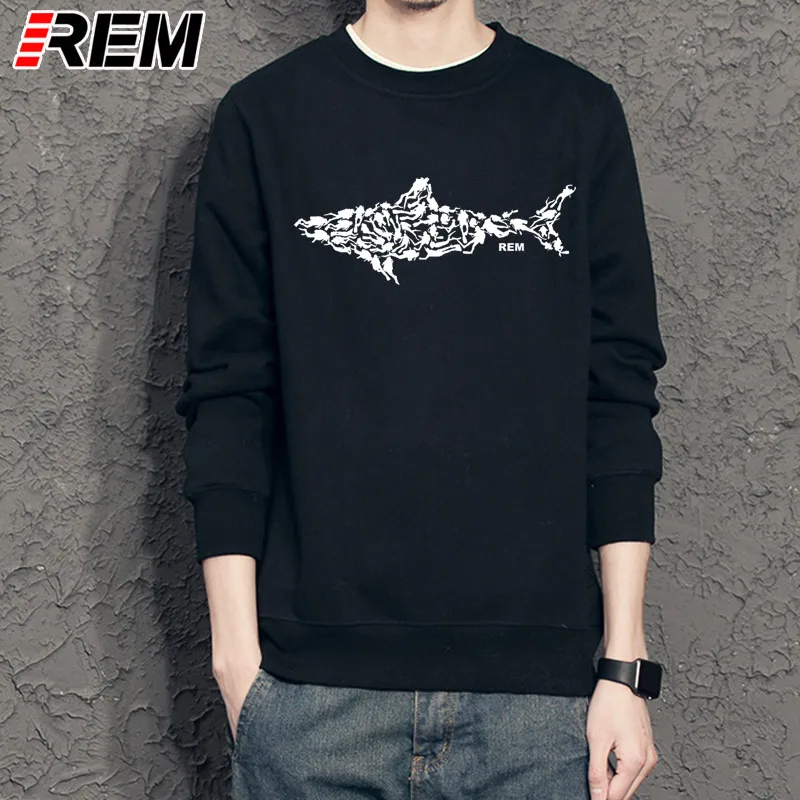 

REM Shark Scuba Diver Hoodies, Sweatshirts Divinger Dive Funny Birthday Gift Present for Him Men Adult long Sleeve Hoodies