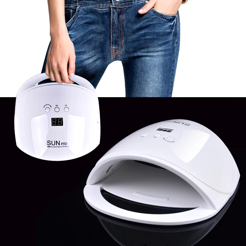 

24W / 48W Double Power Fast Manicure Colorful Lamp LED UV Lamp Nail Dryer Polish Gel Curing White Light Manicure Machine Tool