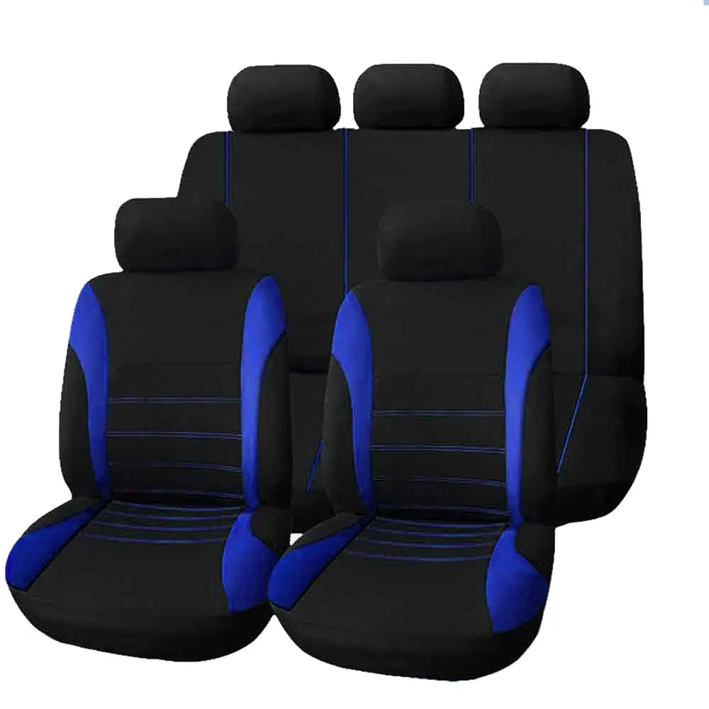 Prix pour 9 pcs/ensemble Universel Couverture De Siège De Voiture Siège Complet Couvre pour Crossovers Berlines Auto Style Intérieur Décoration Protecteur Prix pour 9 pcs/ensemble Universel Couverture De Siège De Voiture Siège Complet Couvre pour Crossovers Berlines Auto Style Intérieur Décoration Protecteur