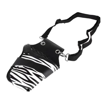

PU Leather Rivet Clips Hair Scissor Holster Salon Hairdressing Pouch Holder Bag for Hair Stylist with Waist Shoulder Belt