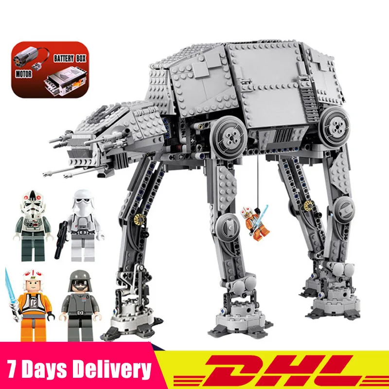 

Compatible Legoinglys 10178 DHL 1137PCS Wowpa 05050 Star War Motorized Walking AT-AT Model Building Kit Set Blocks Bricks Toy