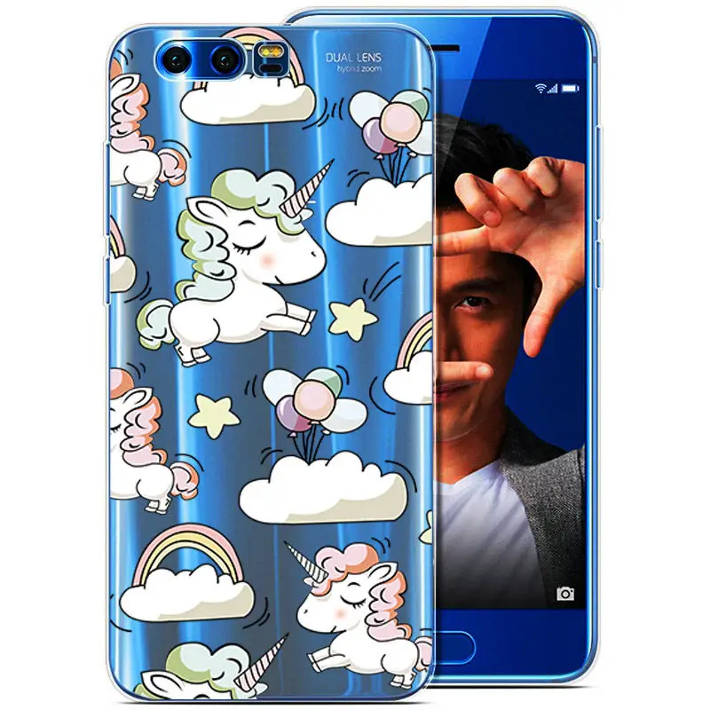Arvin Clear Silicone case FOR Huawei Honor 9 Soft TPU Case FOR Huawei Honor 8X Smart Protective Phone Cover for Honor 7A 10 7C  (1)