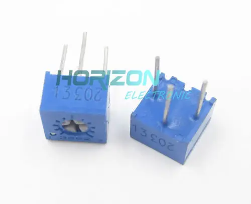 

10Pcs 3362P-203 3362 P 20K ohm High Precision Variable Resistor Potentiometer
