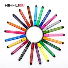 Новое поступление AIHAO брендовая Студенческая ручка с печатью для студентов 12 шт цветная ручка для школы и офиса