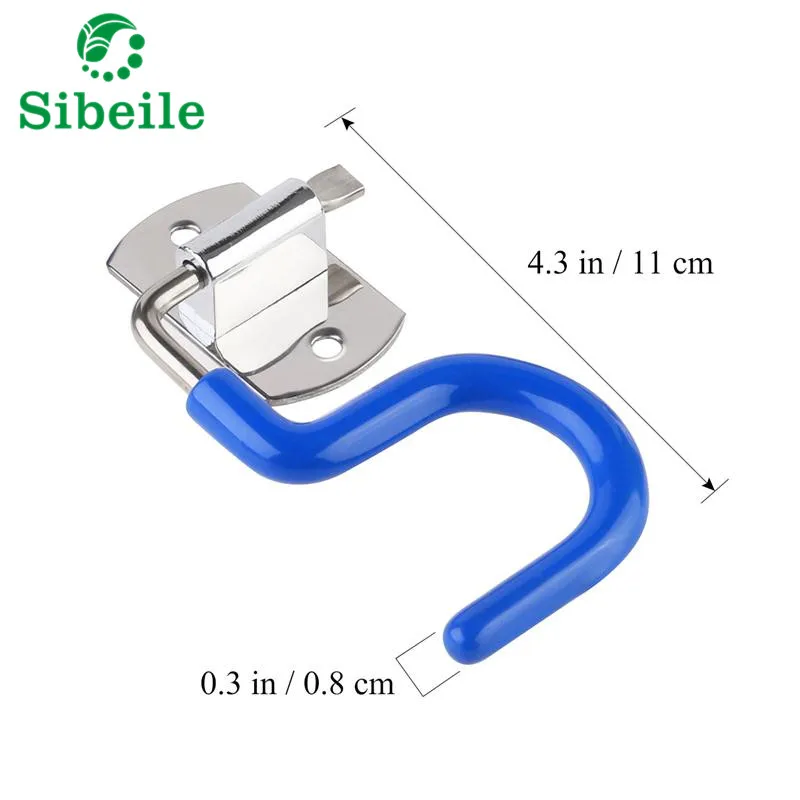 1 Pics Mop Holder 304 Stainless Steel Broom Hanging Hook Holder S-Type Wall Mounted Organizer Broom Storage Hanger