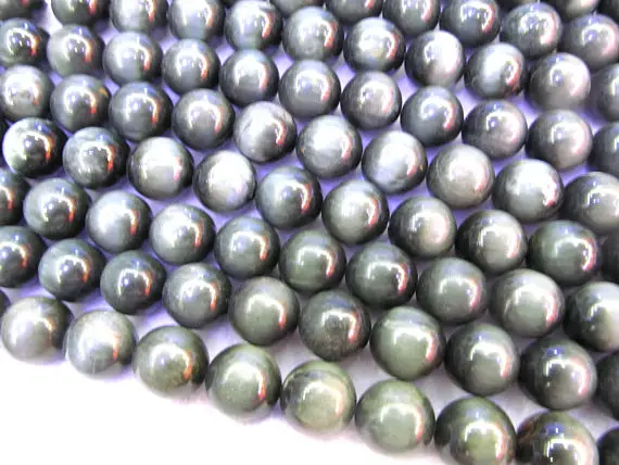 100% натуральный драгоценный камень &quotкошачий глаз&quot круглый шар зеленый Chrysoberyl