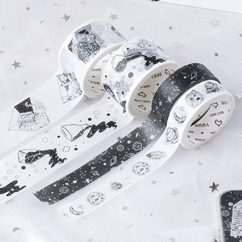 

Dream Fly Planet Space Washi Tape Adhesive Tape DIY Scrapbooking Sticker Label Craft Masking Tape School Supplies