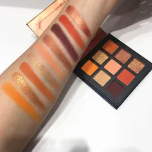 Paleta de sombras de ojos esmaltadas de belleza, pinceles de maquillaje, paleta de sombras de ojos pigmentadas brillantes, paleta de maquillaje, maquillaje TSLM2