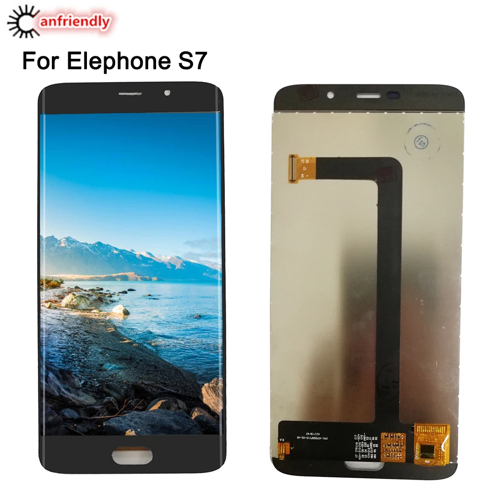 Для Elephone S7 S 7 5 &quotЖК дисплей + стандартная стеклянная панель для LCD s