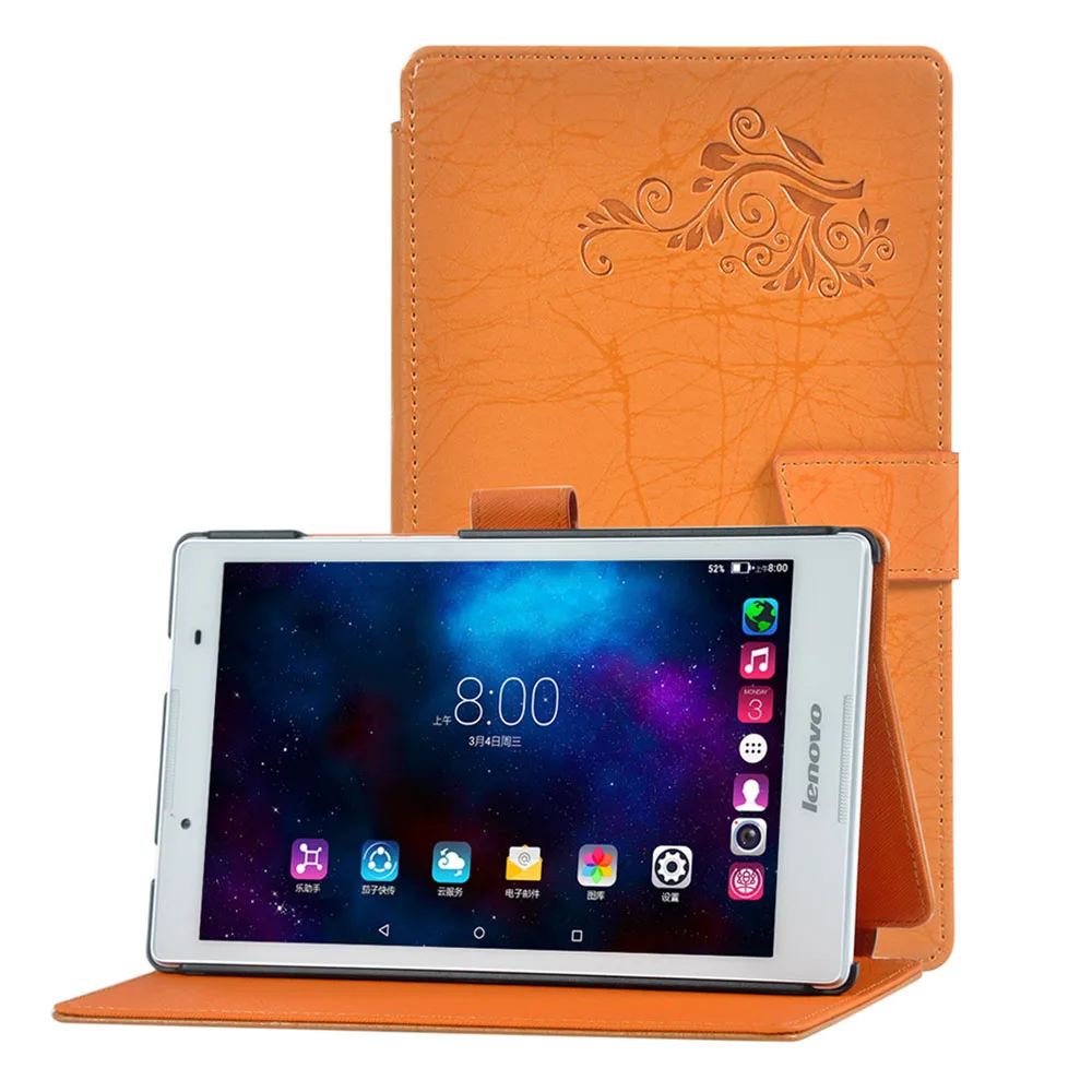 Чехол для Lenovo TB3-850M модный с принтом искусственная кожа складной Folio Capas TAB 3 8 чехол