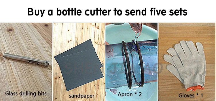 Профессиональный Стекло бутылки резак бутылки Cutter DIY бутылка вина сократить DIY инструмента Стеклорезы сплав режущая головка 1 шт